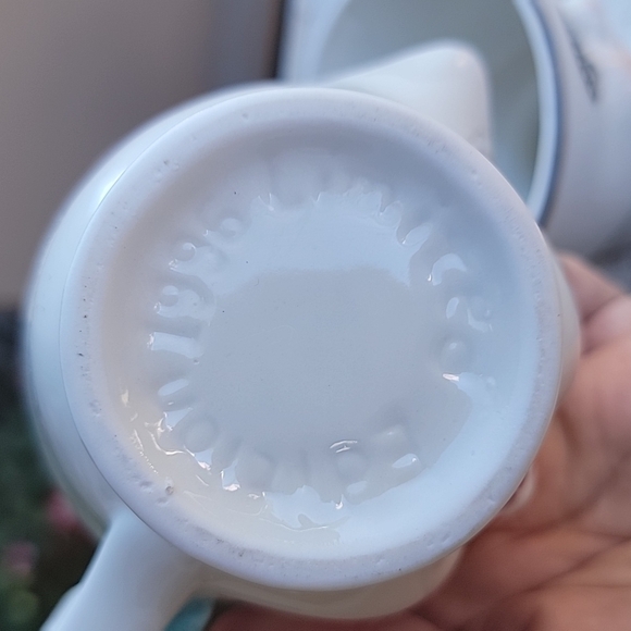 1996 Vintage Baileys Winking Mr & Mrs YUM Creamer & Sugar Dish - Picture 11 of 11